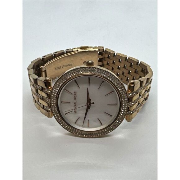 Michael Kors Darci MK3220 Womens Rose Gold Analog Dial Quartz Wrist Watch JNA409 main image 6